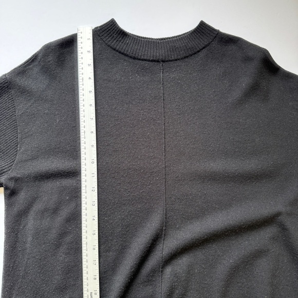 Talbots Sweater 100% Merino Wool Black Long Sleeve Shirt Top Soft Sz XL - Picture 7 of 15